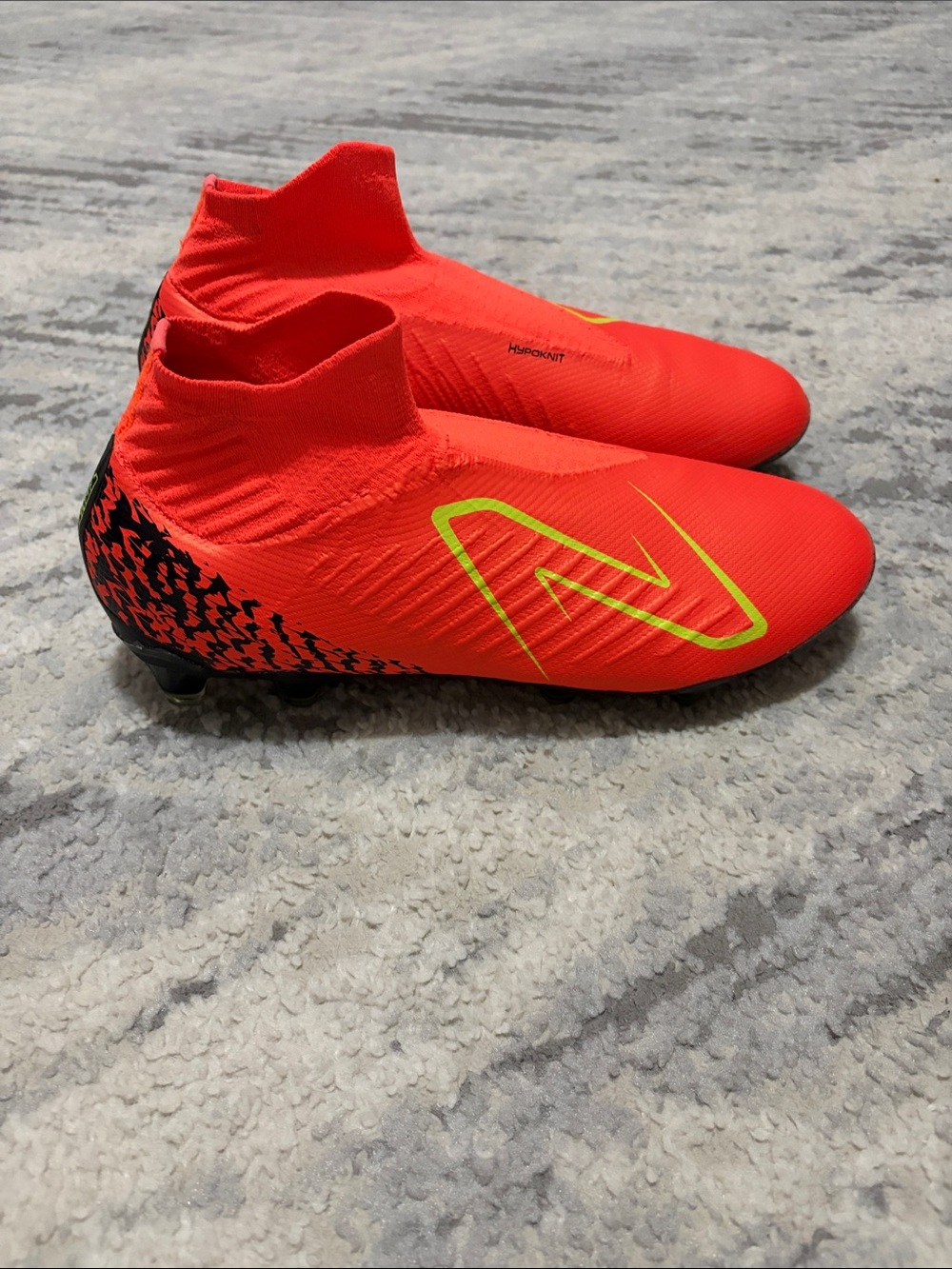 New Balance Soccer Cleats with Neon Accents
